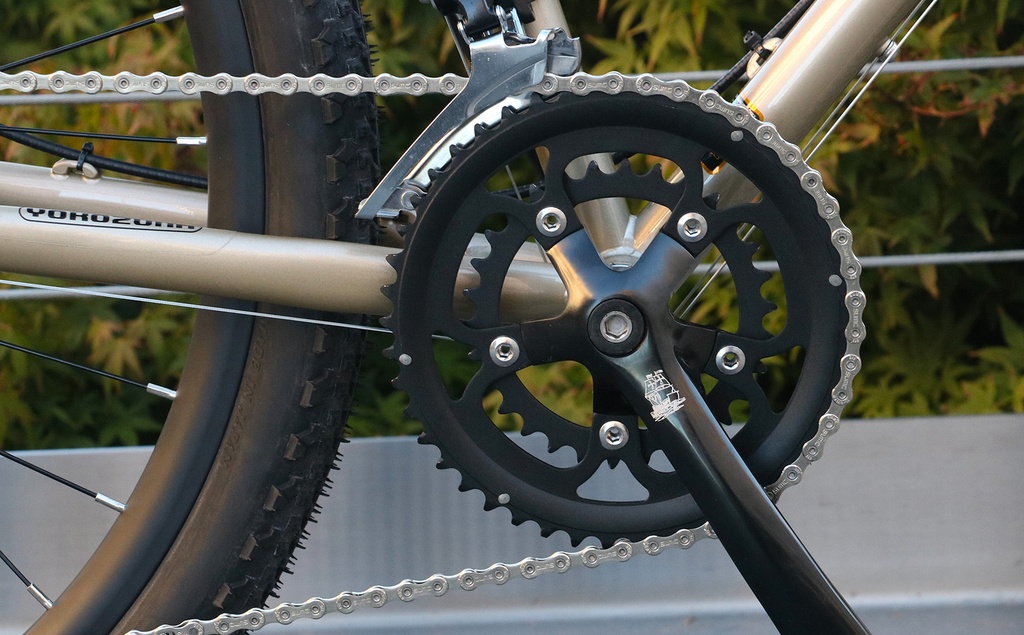 New Albion Crankset GS 46/30t 10-sp | Soma Fab Shop New Albion Crankset GS 46/30t 10-sp | Soma Fab Shop
